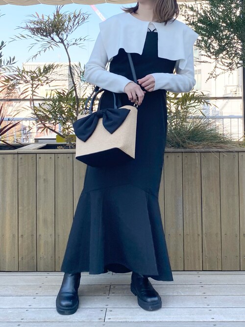 Rino 骨格ストレート One After Another Nice Claup One After Another Nice Claupの ワンピースを使ったコーディネート Wear Rino 骨格ストレート One After Another Nice Claup One After Another Nice Claupの ワンピースを使ったコーディネート Wear