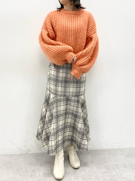 Rino / 骨格ストレートさん（レディース・155cm）の秋コーディネート