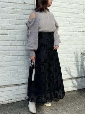 Rino / 骨格ストレートさん（レディース・155cm）の冬コーディネート