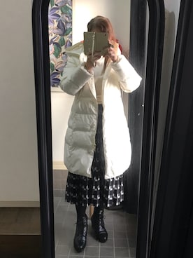 松下可奈さん（レディース・160cm）の冬コーディネート