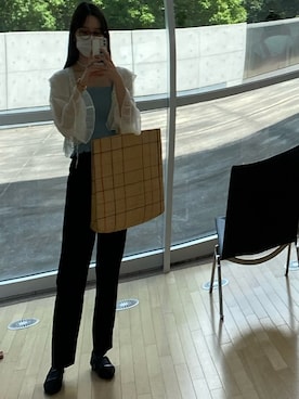 「ECRIRE（エクリール）のアイテム（キャミソール）」を使った、kazunaさん（レディース・162cm）の夏コーディネート