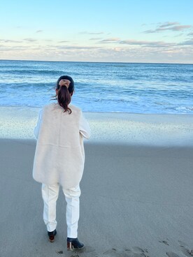 「vin(ヴィン)のアイテム」を使った、mizukiさん(レディース・154cm)の冬コーディネート