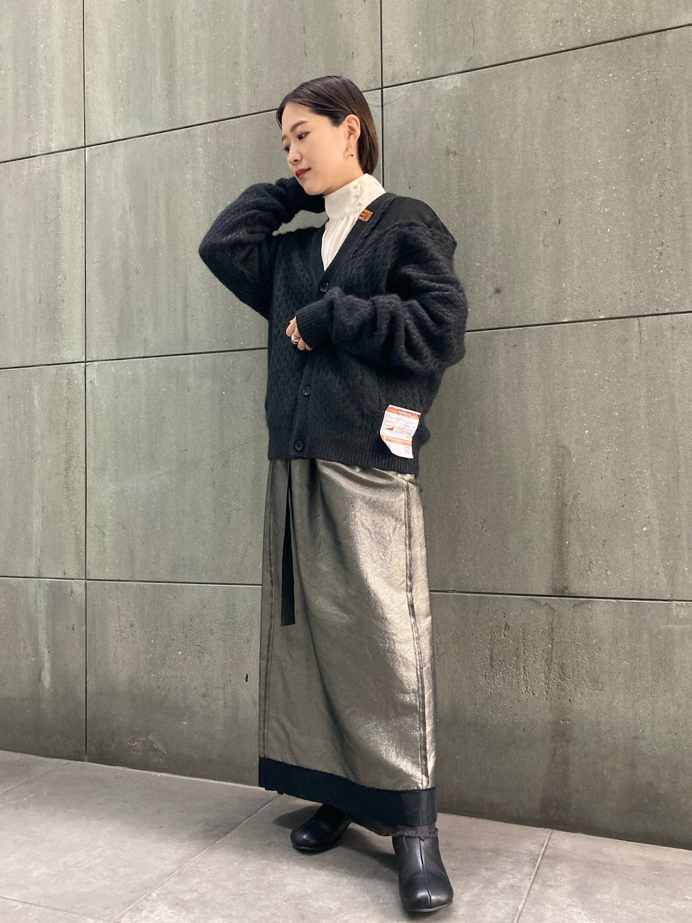 LOVELESS♡ オフフリルハイネック 2WAYブラウス 定価¥23,100 LOVELESS（ラブレス）の「オフフリルハイネック 2WAYブラウス