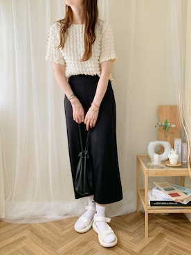 ももたさん（レディース・169cm）の夏コーディネート