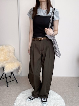 ももたさん（レディース・169cm）の秋コーディネート
