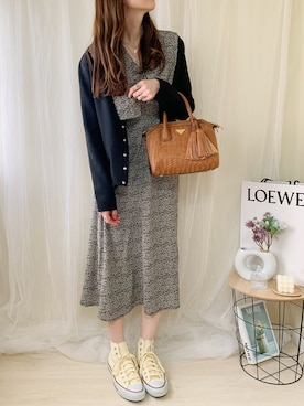 ももたさん（レディース・170cm）の春コーディネート