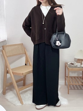 ももたさん(レディース・169cm)の冬コーディネート