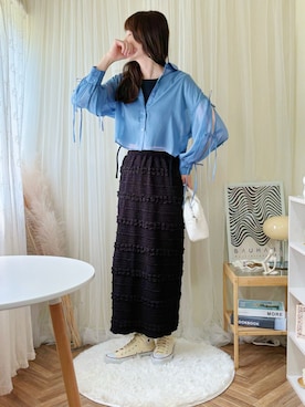 ももたさん(レディース・169cm)の夏コーディネート