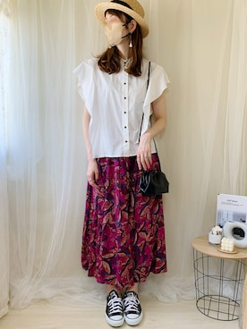 ももたさん(レディース・170cm)の夏コーディネート