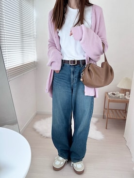 「Java（ジャバ）のアイテム」を使った、ももたさん（レディース・169cm）の冬コーディネート