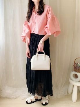 ももたさん（レディース・170cm）の春コーディネート
