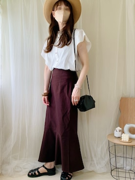 ももたさん(レディース・170cm)の夏コーディネート