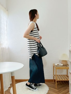 ももたさん(レディース・169cm)の夏コーディネート