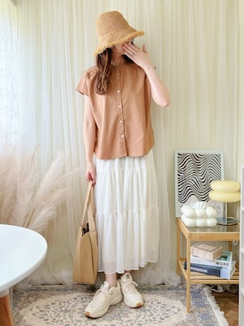 ももたさん（レディース・169cm）の春コーディネート