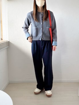 「Java（ジャバ）のアイテム」を使った、ももたさん（レディース・169cm）の秋コーディネート