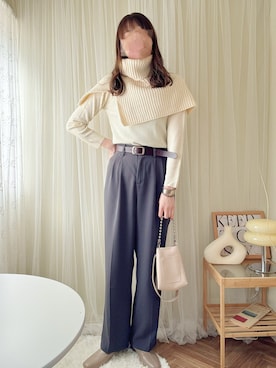 ももたさん（レディース・169cm）の冬コーディネート