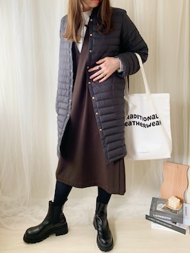 ももたさん（レディース・170cm）の冬コーディネート