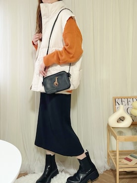 ももたさん(レディース・169cm)の冬コーディネート