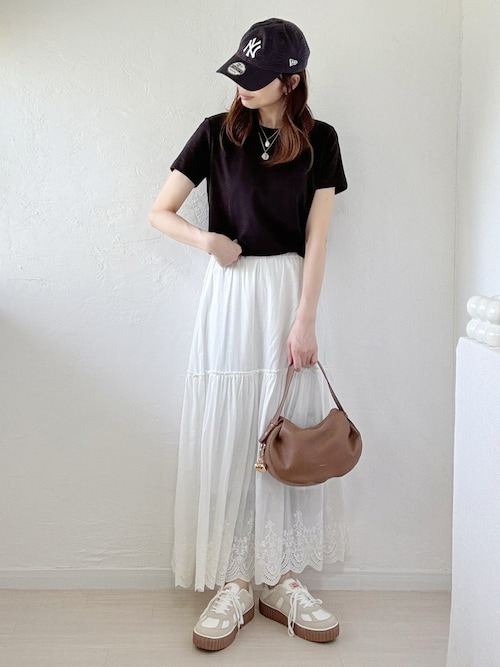 N21 レースコットンスカート【sale】 セール】Cotton lace skirt / コットンレーススカート（スカート