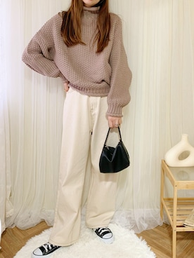 ももたさん（レディース・169cm）の冬コーディネート