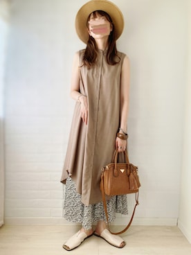 ももたさん(レディース・170cm)の夏コーディネート