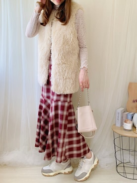 ももたさん（レディース・170cm）の秋コーディネート