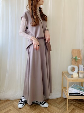 ももたさん（レディース・169cm）の春コーディネート