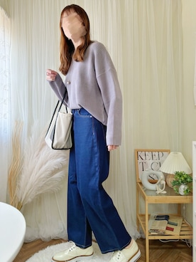 「classicalelf（クラシカルエルフ）のアイテム（シューズ）」を使った、ももたさん（レディース・169cm）の春コーディネート
