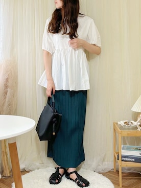 ももたさん（レディース・169cm）の夏コーディネート