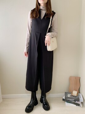 ももたさん(レディース・170cm)の冬コーディネート