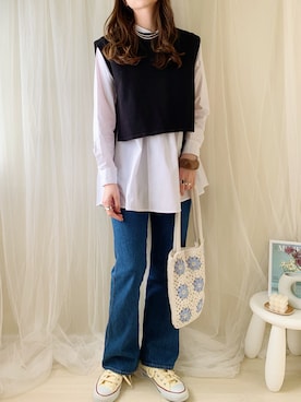 ももたさん(レディース・170cm)の春コーディネート