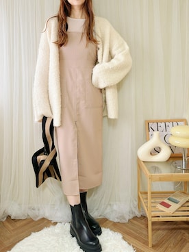 ももたさん（レディース・169cm）の冬コーディネート