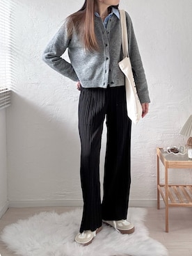 「reca（レカ）のアイテム」を使った、ももたさん（レディース・169cm）の冬コーディネート