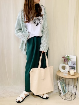 ももたさん(レディース・170cm)の春コーディネート