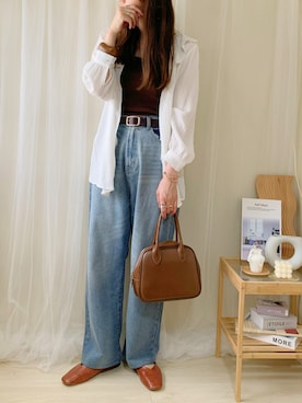 ももたさん（レディース・169cm）の秋コーディネート