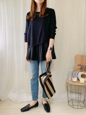 ももたさん（レディース・170cm）の秋コーディネート