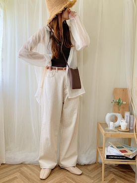 ももたさん(レディース・169cm)の夏コーディネート