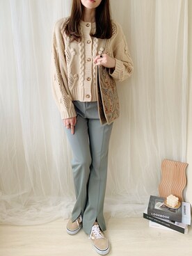 ももたさん（レディース・170cm）の冬コーディネート