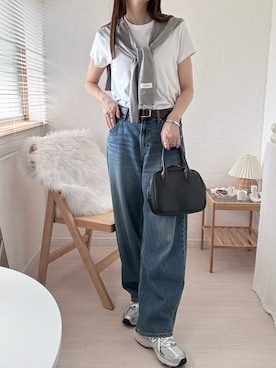 「Riberry（リベリー）のアイテム」を使った、ももたさん（レディース・169cm）の春コーディネート
