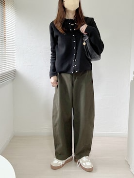 「Java（ジャバ）のアイテム」を使った、ももたさん（レディース・169cm）の秋コーディネート