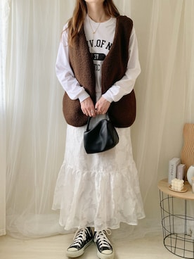 ももたさん(レディース・169cm)の冬コーディネート