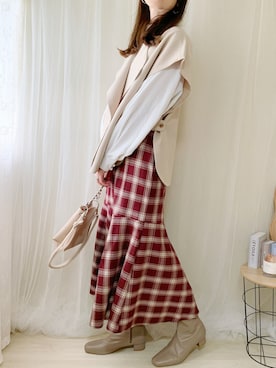 ももたさん（レディース・170cm）の秋コーディネート
