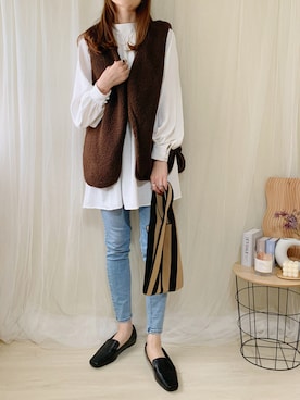 ももたさん（レディース・170cm）の秋コーディネート