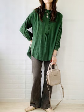 ももたさん（レディース・170cm）の秋コーディネート