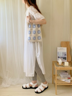 ももたさん（レディース・169cm）の夏コーディネート