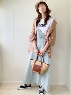 ももたさん（レディース・170cm）の夏コーディネート