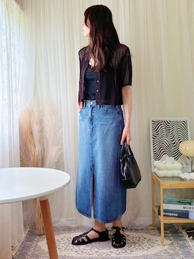 ももたさん（レディース・169cm）の夏コーディネート