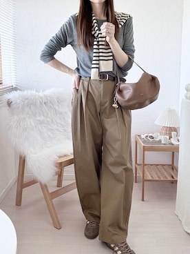 ももたさん(レディース・169cm)の春コーディネート