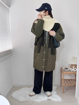 「select MOCA（セレクトモカ）のアイテム」を使った、ももたさん（レディース・169cm）の冬コーディネート