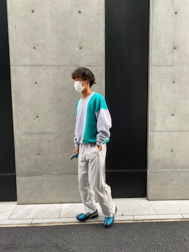 「今日のコーデ」｜「アイテム（パンツ、シルバー系）」を使った、けんんんんさん（メンズ・180cm）の秋コーディネート